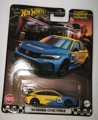 Hot wheels honda civic - hot, 24