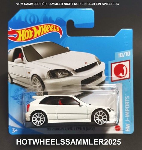 Hot wheels 1999 honda - hot, civic